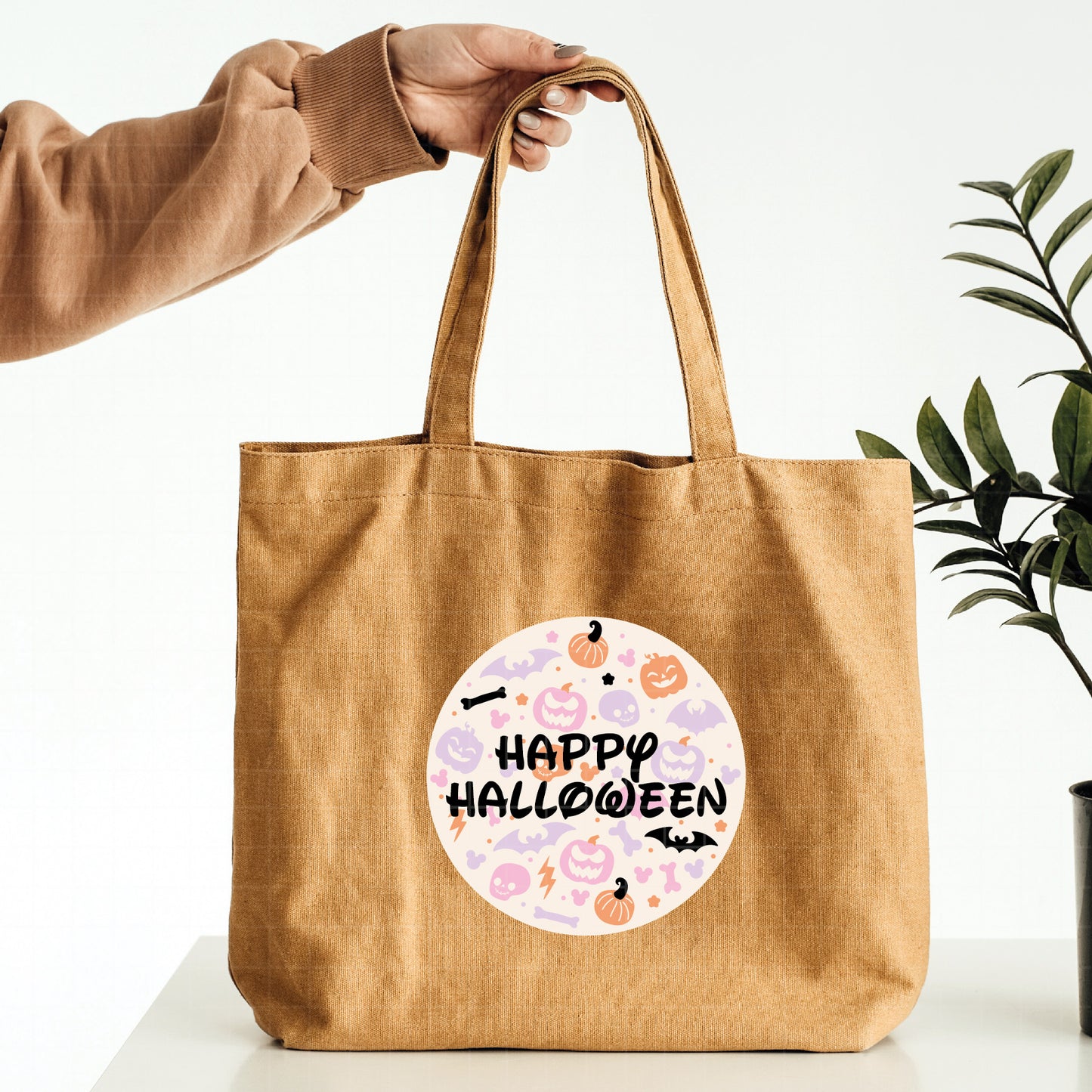 COD1562 - Mickey & Minnie Happy Halloween bundle, Disney Halloween clipart Svg, Png, Eps, Dxf, Jpeg, vector.