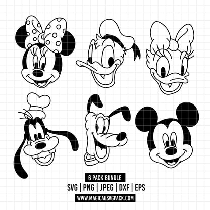 COD1580 - Disney Classics bundle, Disney clipart Svg, Png, Eps, Dxf, Jpeg, vector.