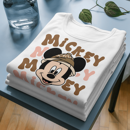 COD1590 - Mickey & Minnie Safari pattern bundle, Disney clipart Svg, Png, Eps, Dxf, Jpeg, vector.