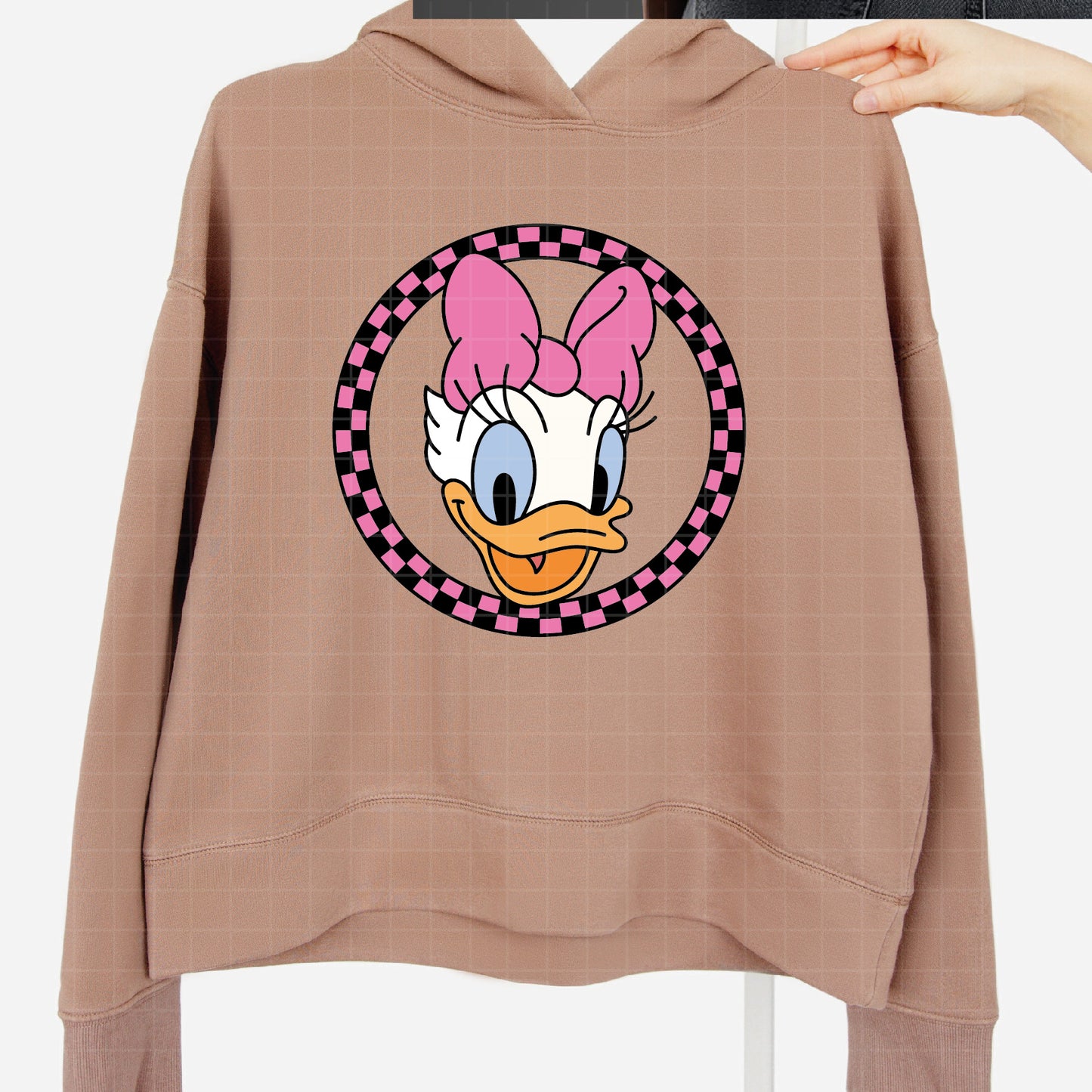 COD1622 - Daisy circle checkered bundle, Disney clipart Svg, Png, Eps, Dxf, Jpeg, vector.