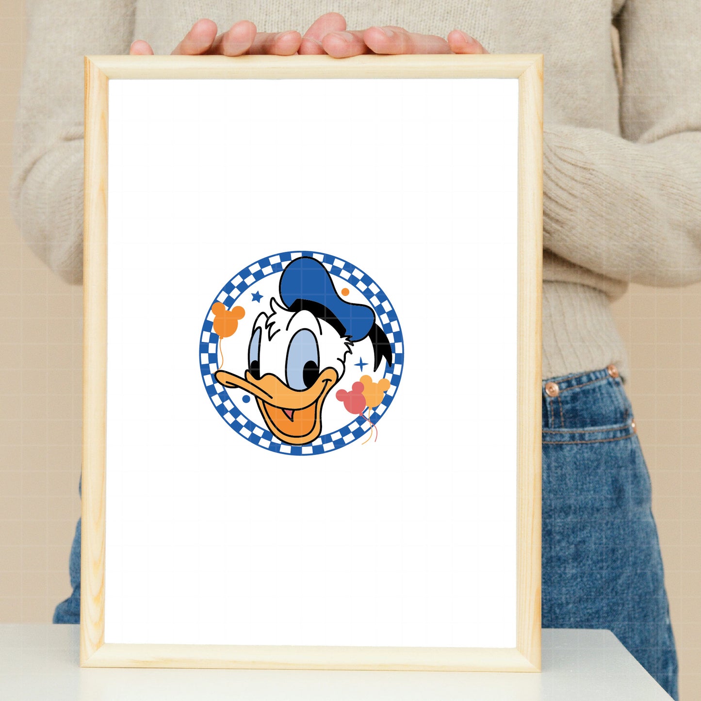 COD1636 - Disney Classics circle checkered bundle, Disney clipart Svg, Png, Eps, Dxf, Jpeg, vector.