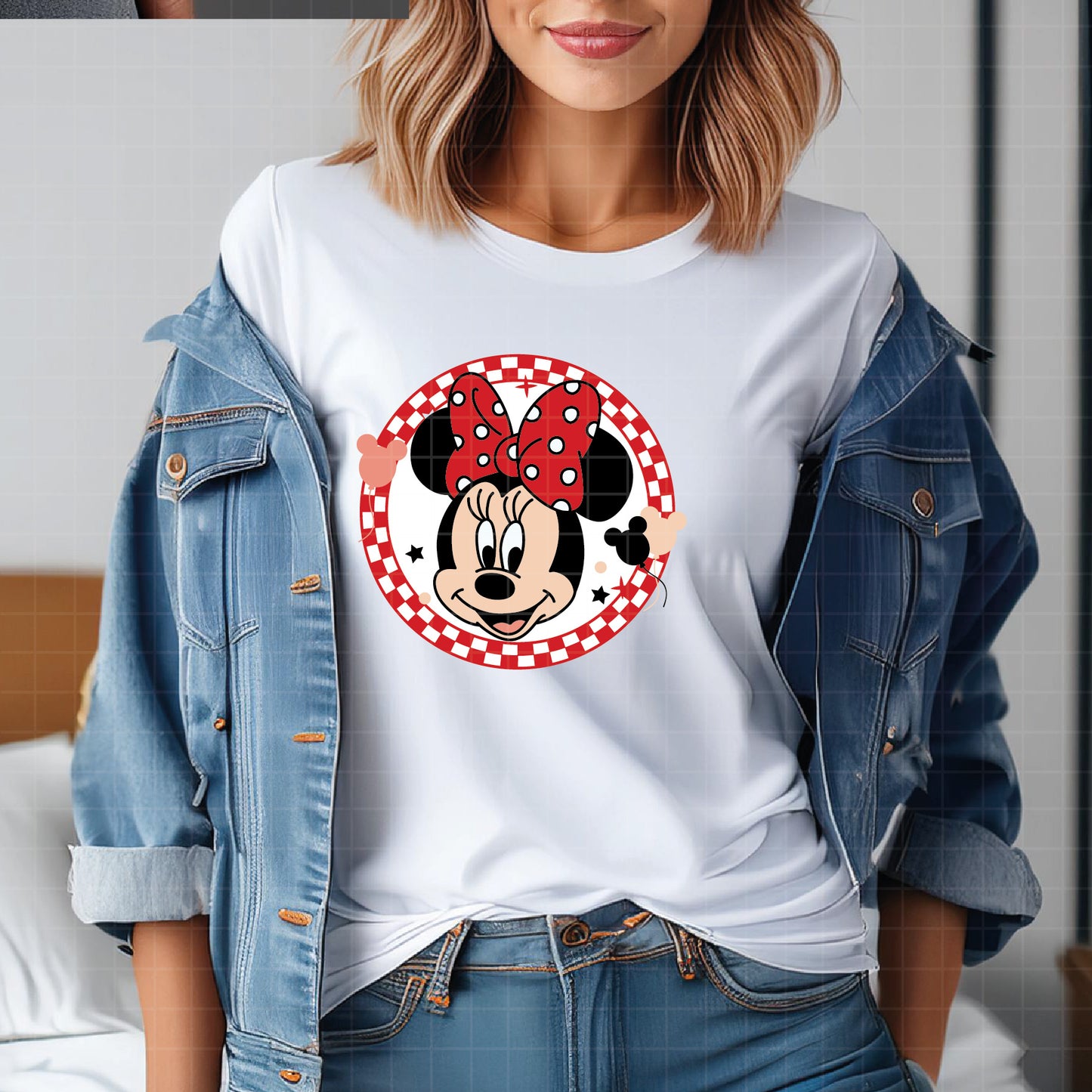 COD1636 - Disney Classics circle checkered bundle, Disney clipart Svg, Png, Eps, Dxf, Jpeg, vector.