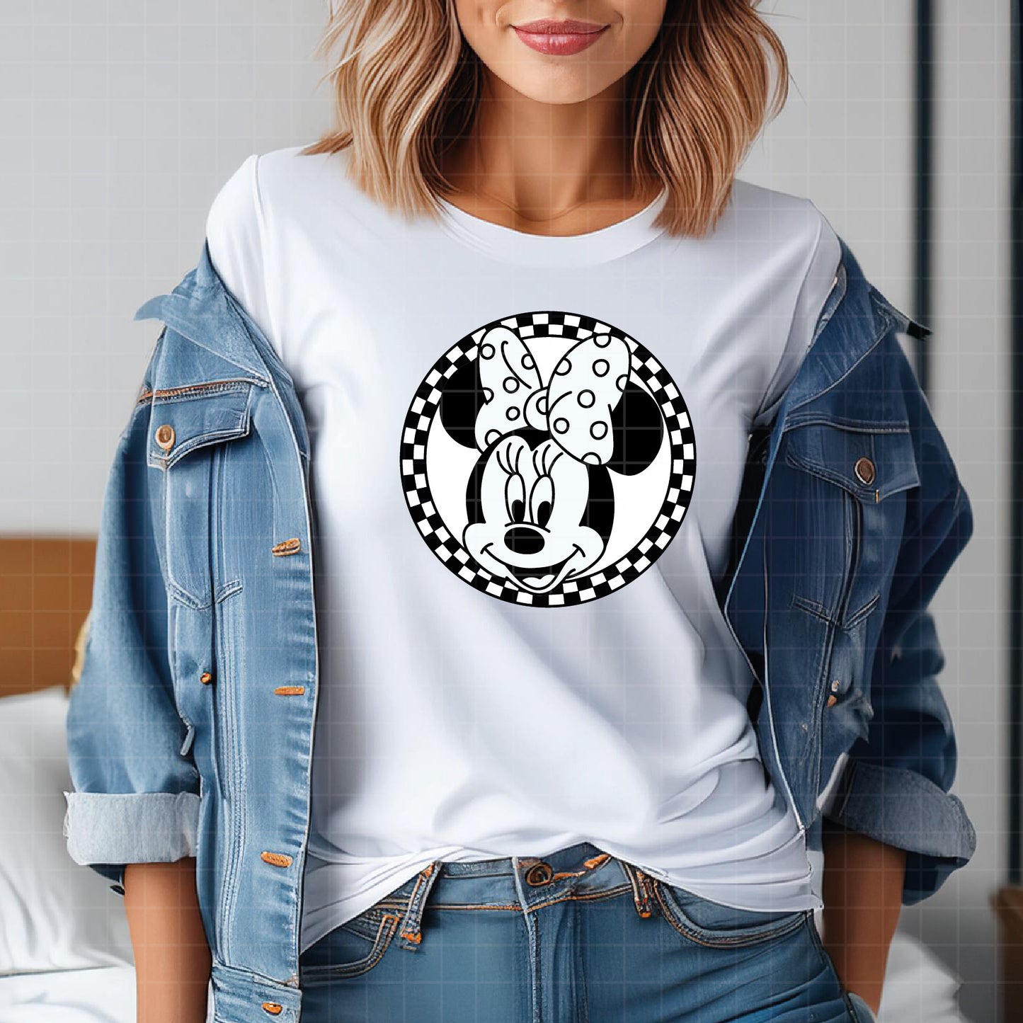 COD1637 - Disney Classics circle checkered bundle, Disney clipart Svg, Png, Eps, Dxf, Jpeg, vector.