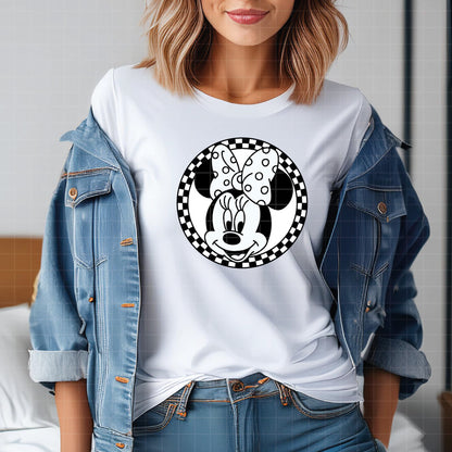 COD1637 - Disney Classics circle checkered bundle, Disney clipart Svg, Png, Eps, Dxf, Jpeg, vector.
