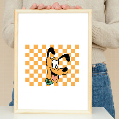 COD1638 - Disney Classics checkered bundle, Disney clipart Svg, Png, Eps, Dxf, Jpeg, vector.