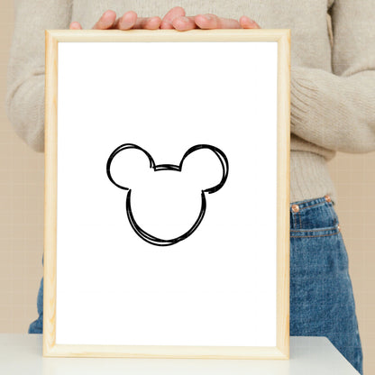 COD1640 - Minnie icons & silhouettes bundle, Disney Classics clipart Svg, Png, Eps, Dxf, Jpeg, vector.