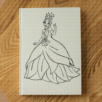 COD1673 - Disney Princess line art bundle, Disney princess clipart Svg, Png, Eps, Dxf, Jpeg, vector.