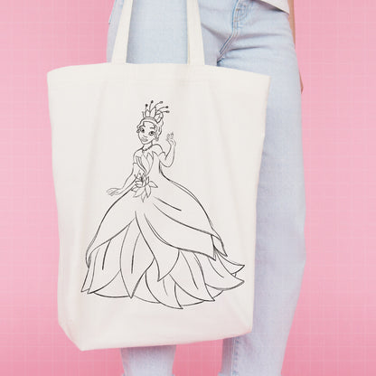 COD1676 - Princess Tiana Sketch bundle, Disney princess clipart PNG.