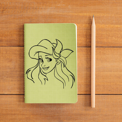 COD1685 - Princess Ariel Sketch bundle, Disney princess clipart Svg, Png, Eps, Dxf, Jpeg, vector.