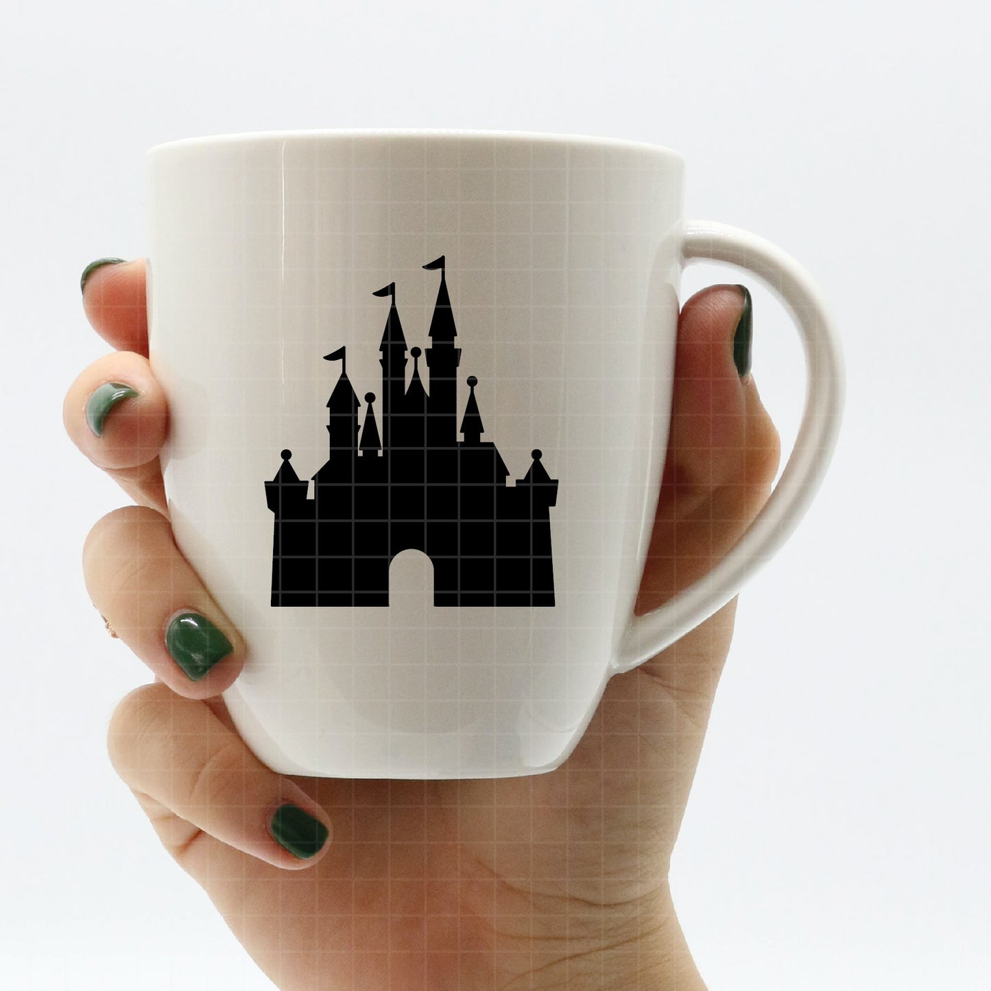 COD1717 - Disney Castle Silhouettes bundle, Disneyland clipart Svg, Png, Eps, Dxf, Jpeg, vector.