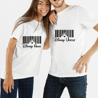 COD1719 - Disney barcode bundle, Disney trips clipart Svg, Png, Eps, Dxf, Jpeg, vector.