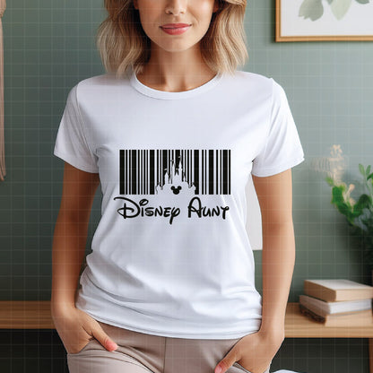 COD1719 - Disney barcode bundle, Disney trips clipart Svg, Png, Eps, Dxf, Jpeg, vector.