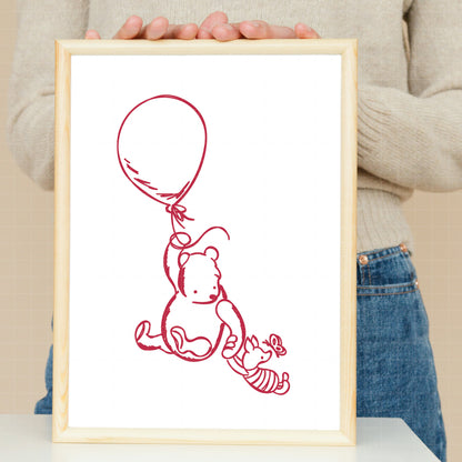 COD1738 - Winnie the Pooh and Piglet bundle, Disney clipart Svg, Png, Eps, Dxf, Jpeg, vector.