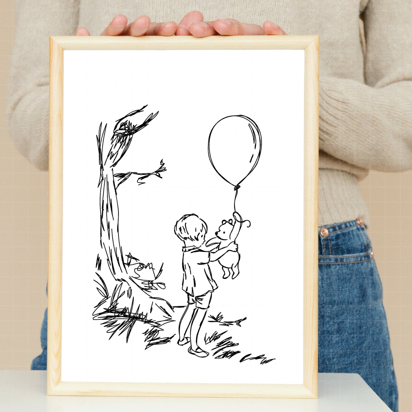COD1739 - Winnie the Pooh and Christopher Robin bundle, Disney clipart Svg, Png, Eps, Dxf, Jpeg, vector.
