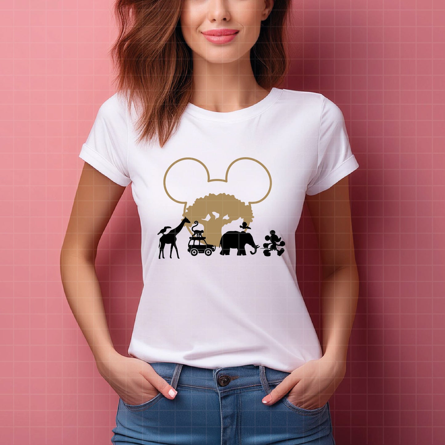 COD1750 - Disney Safari Mode bundle, Disney trips clipart Svg, Png, Eps, Dxf, Jpeg, vector.