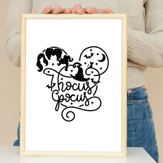 COD1811 - Hocus Pocus bundle, Disney clipart Svg, Png, Eps, Dxf, Jpeg, vector.
