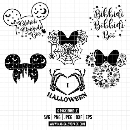 COD1816 - Disney halloween bundle, Disney clipart Svg, Png, Eps, Dxf, Jpeg, vector.