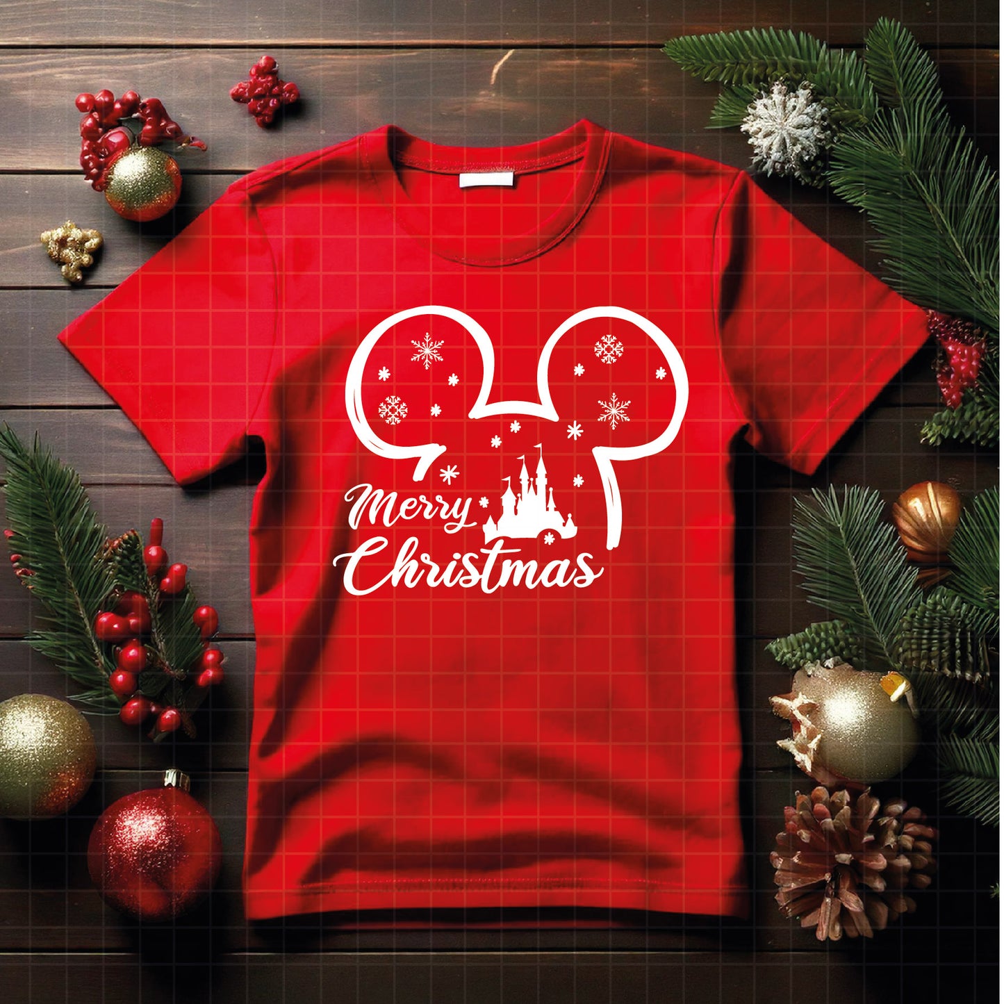COD1818 - Christmas Mickey & Minnie bundle, Disney Christmas clipart Svg, Png, Eps, Dxf, Jpeg, vector.