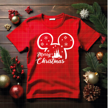 COD1818 - Christmas Mickey & Minnie bundle, Disney Christmas clipart Svg, Png, Eps, Dxf, Jpeg, vector.