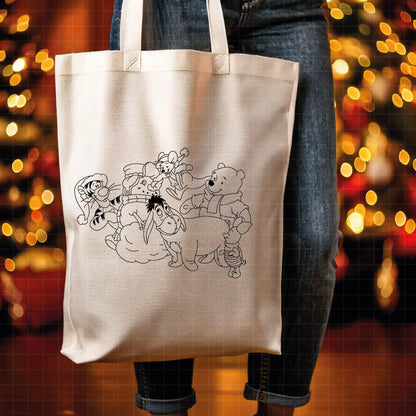 COD1819 - Christmas Disney bundle, Disney Christmas clipart Svg, Png, Eps, Dxf, Jpeg, vector.