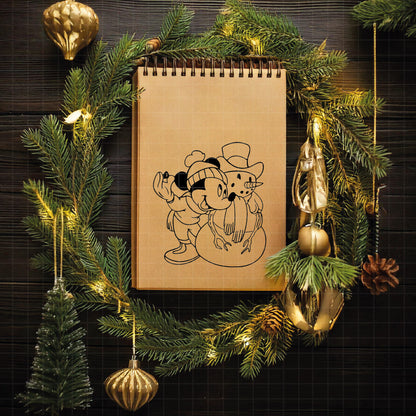 COD1819 - Christmas Disney bundle, Disney Christmas clipart Svg, Png, Eps, Dxf, Jpeg, vector.