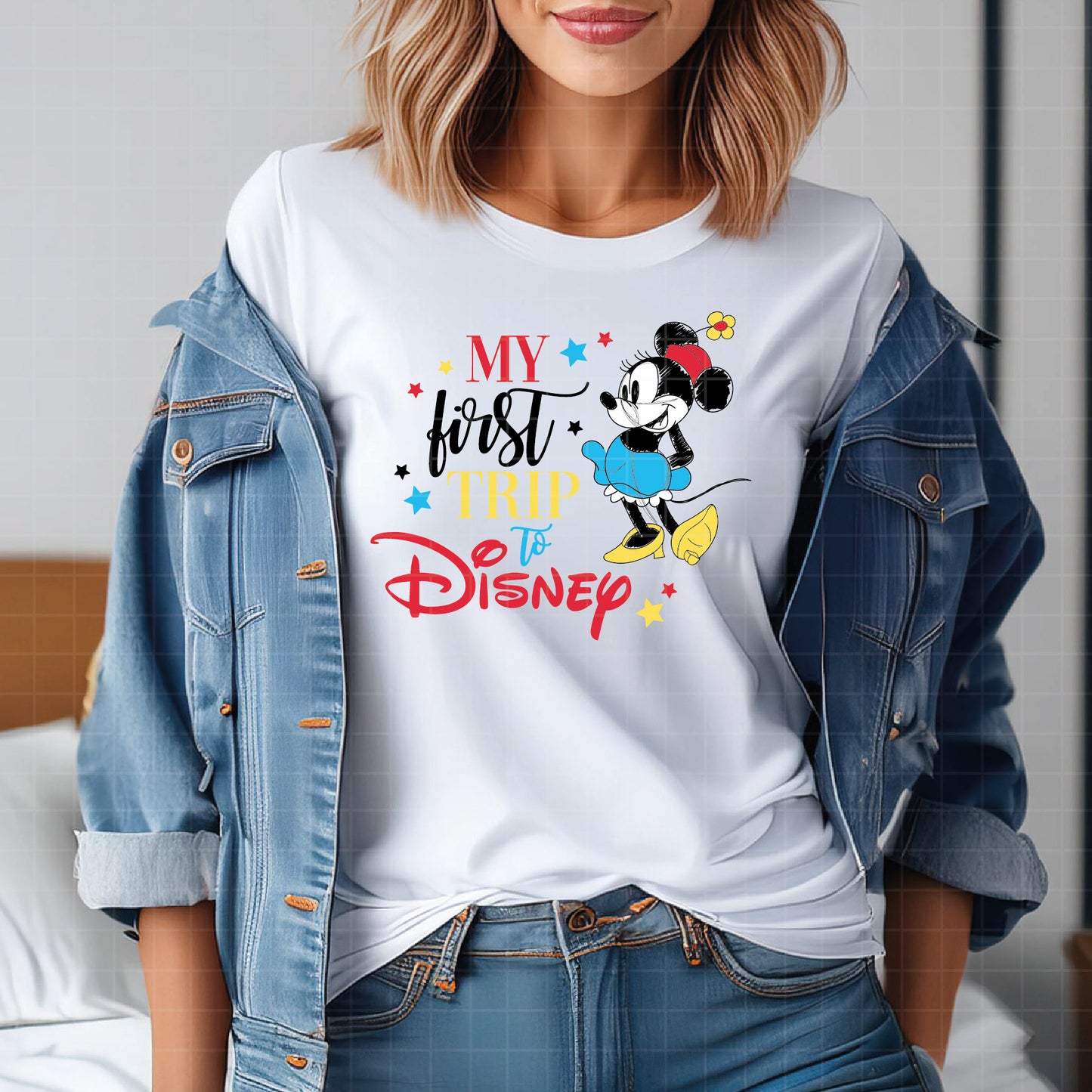 COD1821 - Mickey & Minnie My first trip bundle, Disney trips clipart Svg, Png, Eps, Dxf, Jpeg, vector.