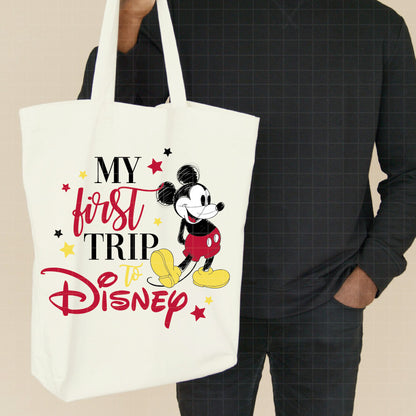 COD1821 - Mickey & Minnie My first trip bundle, Disney trips clipart Svg, Png, Eps, Dxf, Jpeg, vector.