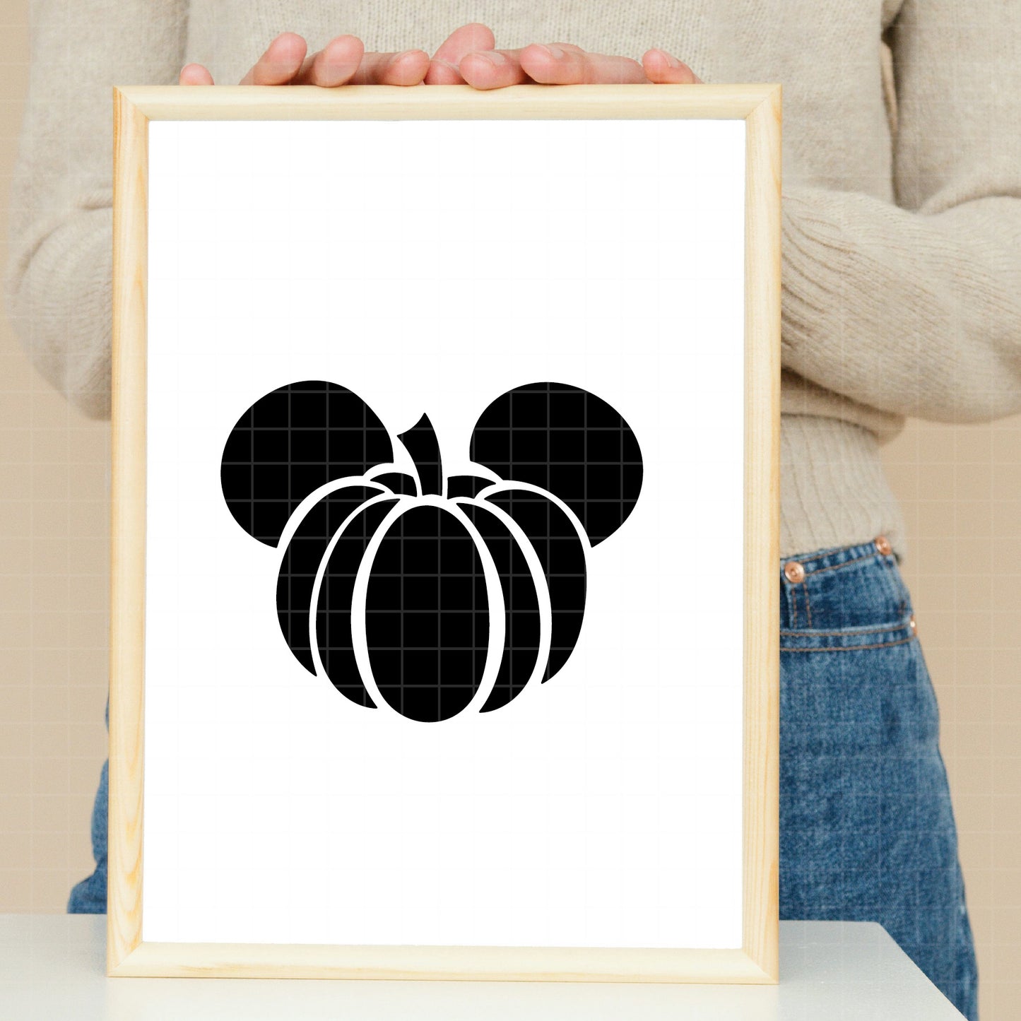 COD187 - Mickey's pumpkins Happy Halloween bundle, Disney Halloween clipart Svg, Png, Eps, Dxf, Jpeg, vector.
