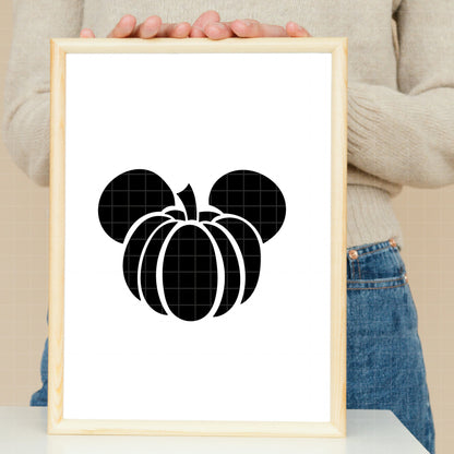 COD187 - Mickey's pumpkins Happy Halloween bundle, Disney Halloween clipart Svg, Png, Eps, Dxf, Jpeg, vector.