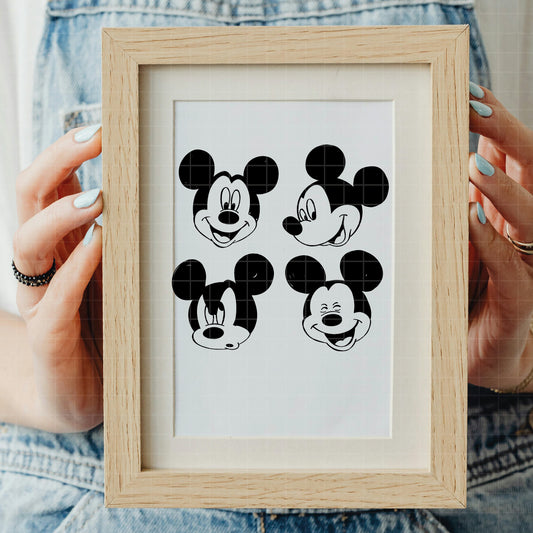 COD2074 - Mickey bundle, Disney clipart Svg, Png, Eps, Dxf, Jpeg, vector.