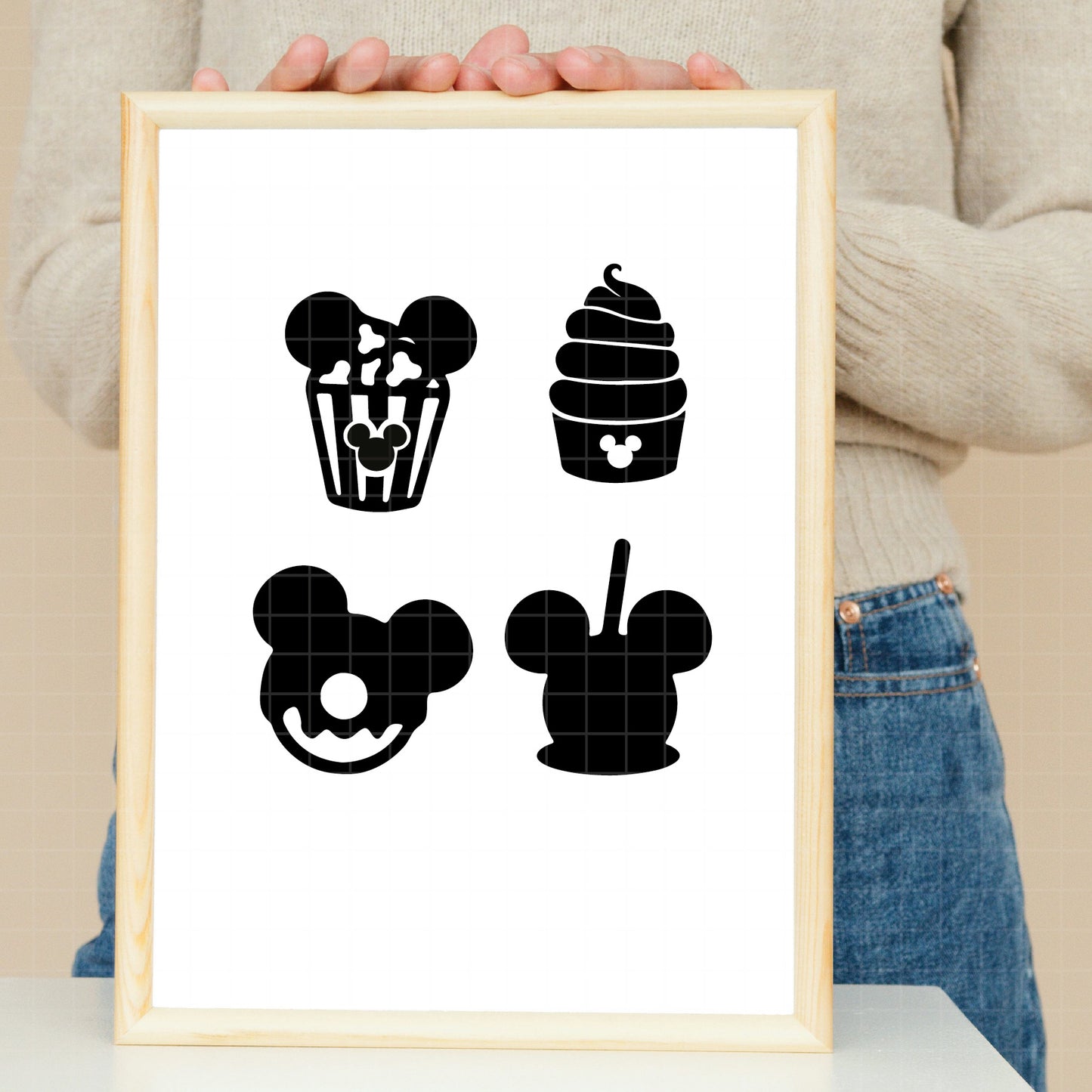 COD210 - Disney Snack Goals bundle, Disney trips clipart Svg, Png, Eps, Dxf, Jpeg, vector.