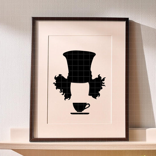 COD2120 - Alice in wonderland silhouettes & characters pack bundle, Disney clipart Svg, Png, Eps, Dxf, Jpeg, vector.