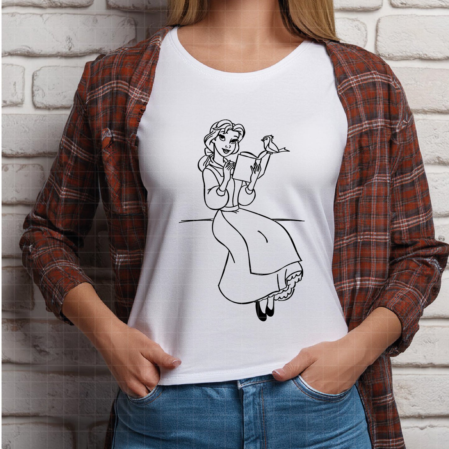 COD2130 - Beauty and the best pack bundle, Disney princess clipart Svg, Png, Eps, Dxf, Jpeg, vector.