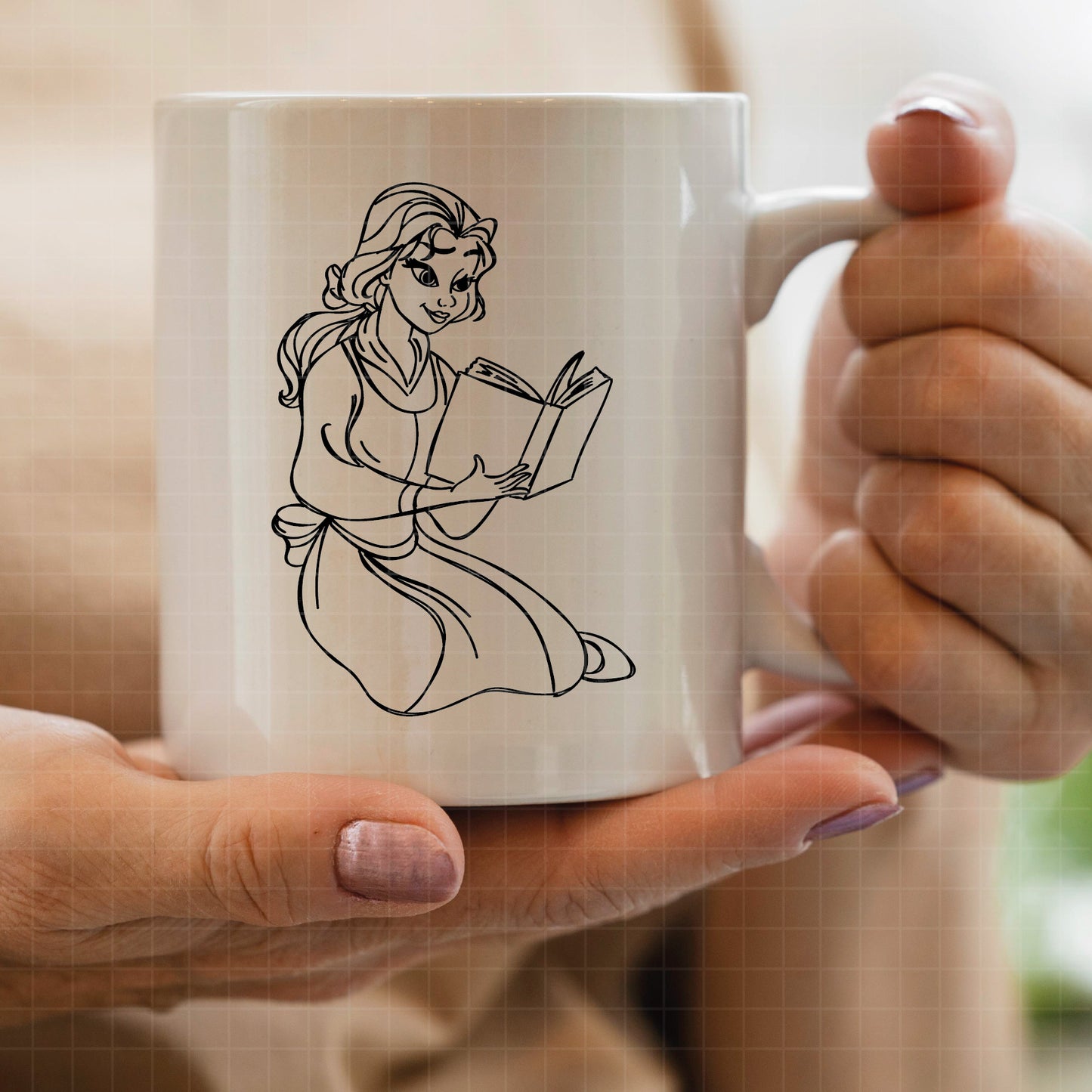 COD2130 - Beauty and the best pack bundle, Disney princess clipart Svg, Png, Eps, Dxf, Jpeg, vector.