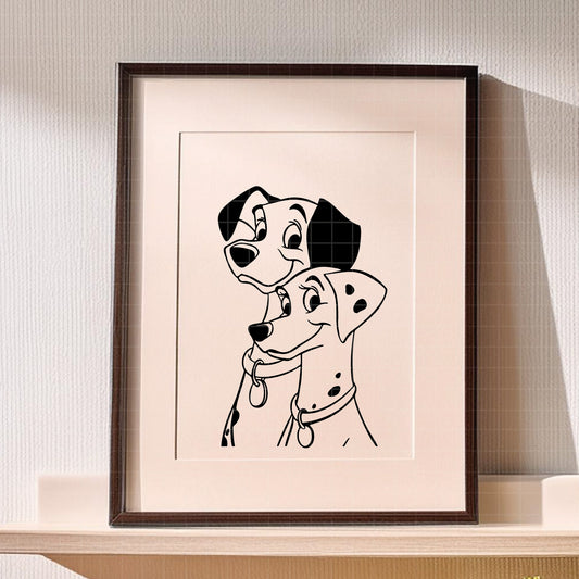 COD2173 - 101 Dalmatians pack bundle, Disney clipart Svg, Png, Eps, Dxf, Jpeg, vector.