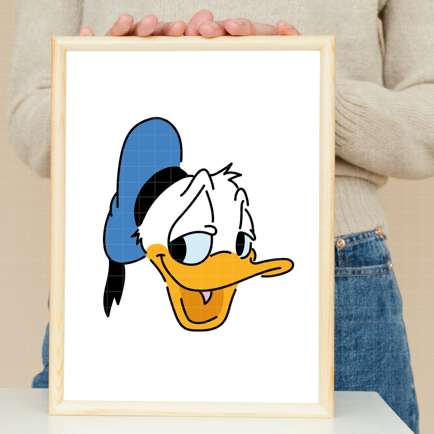 COD2180 - Donald dtf full color pack bundle, Disney Classics clipart Svg, Png, Eps, Dxf, Jpeg, vector.