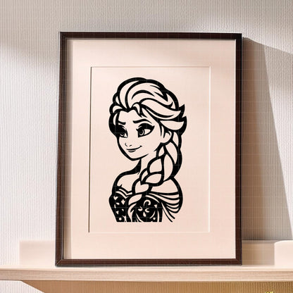 COD2193 - Frozen pack bundle, Disney princess clipart Svg, Png, Eps, Dxf, Jpeg, vector.