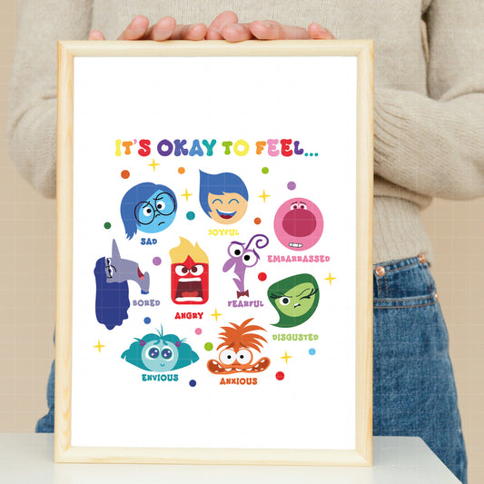 COD2200 - Inside Out pack bundle, Disney clipart Svg, Png, Eps, Dxf, Jpeg, vector.