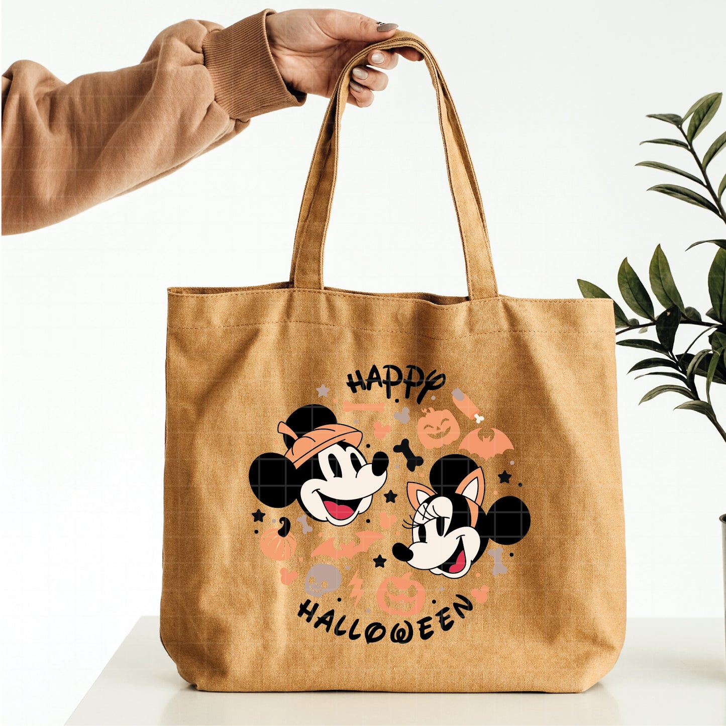 COD2202 - Mickey & Minnie Happy Halloween pack bundle, Disney Halloween clipart Svg, Png, Eps, Dxf, Jpeg, vector.