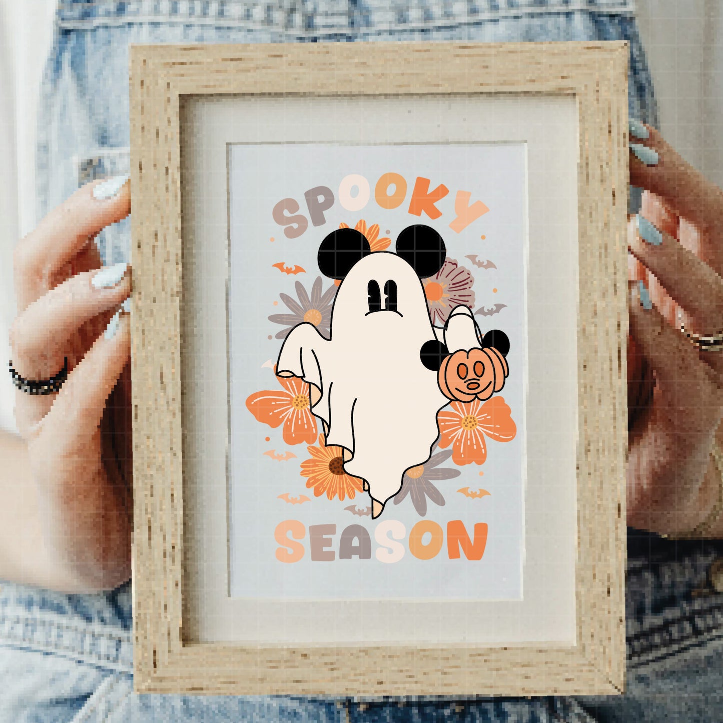 COD2205 - Mickey & Minnie Happy Halloween pack bundle, Disney Halloween clipart Svg, Png, Eps, Dxf, Jpeg, vector.