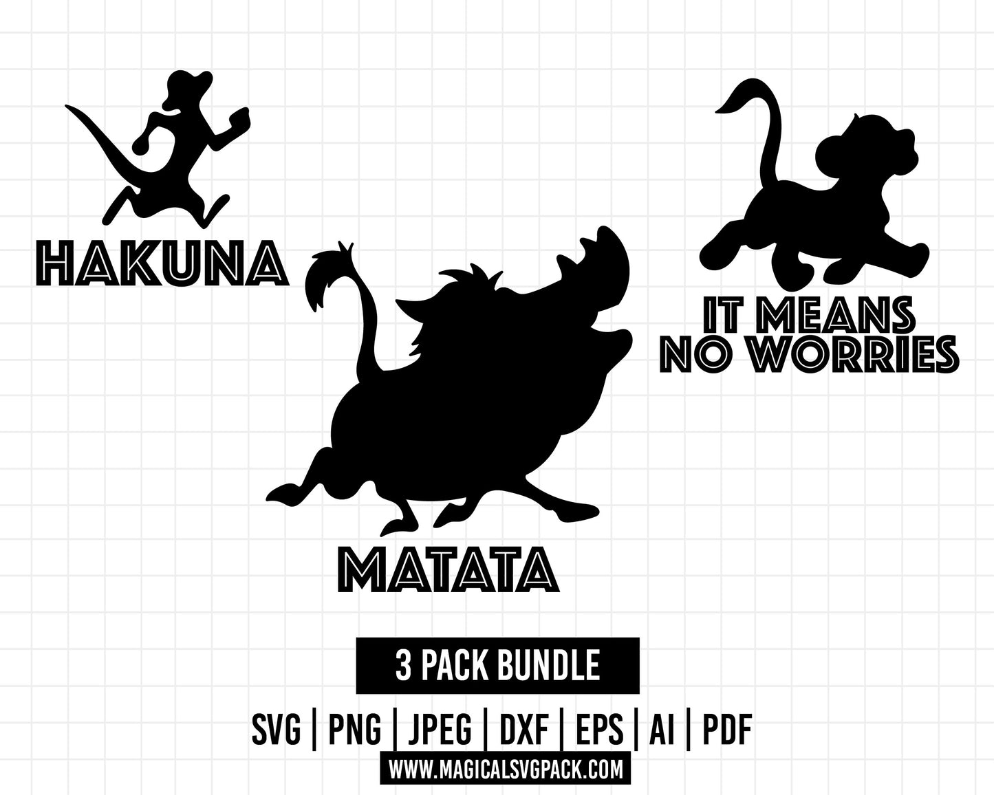 COD228 - The Lion king characters bundle, Disney clipart Svg, Png, Eps, Dxf, Jpeg, vector.