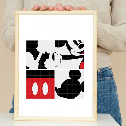 COD2329 - Mickey dtf full color pack bundle, Disney clipart Svg, Png, Eps, Dxf, Jpeg, vector.