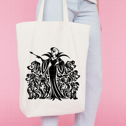 COD2340 - Cruella de Vil bundle, Disney villains clipart Svg, Png, Eps, Dxf, Jpeg, vector.