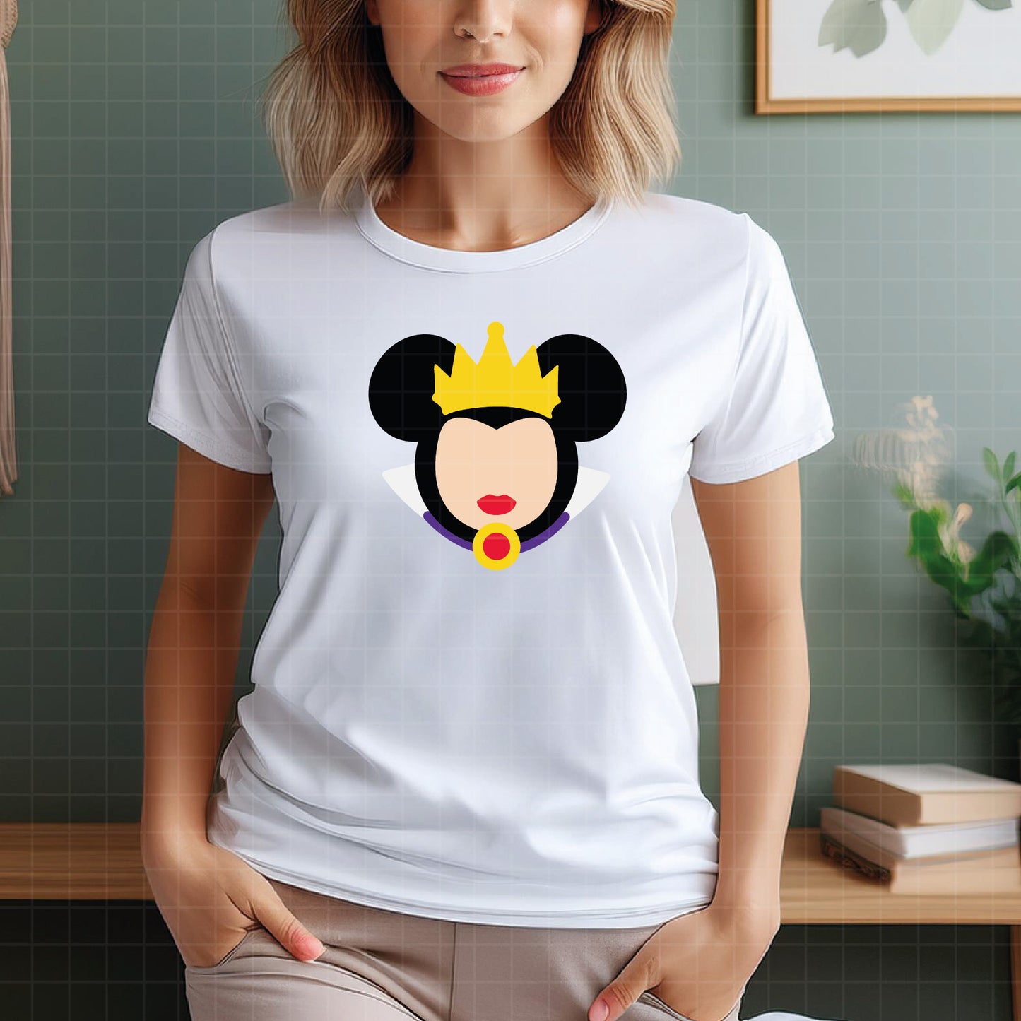 COD2349 - Snow White's mouse head pack bundle, Disney clipart Svg, Png, Eps, Dxf, Jpeg, vector.