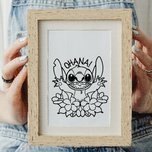 COD2383 - Stitch clipart pack bundle, Disney cliparts Svg, Png, Eps, Dxf, Jpeg, vector.