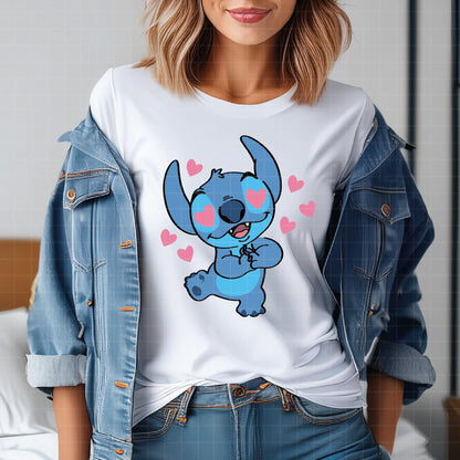 COD2391 - Stitch & Angel clipart pack bundle, Disney cliparts Svg, Png, Eps, Dxf, Jpeg, vector.