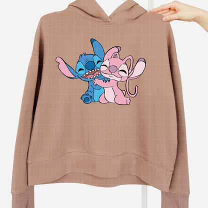 COD2391 - Stitch & Angel clipart pack bundle, Disney cliparts Svg, Png, Eps, Dxf, Jpeg, vector.