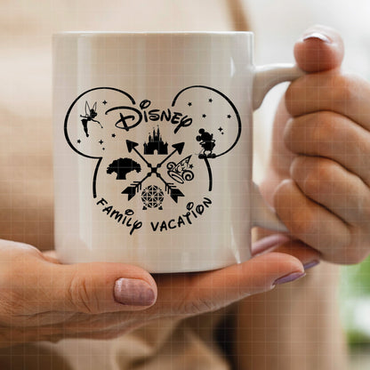 COD2398 - Disney trips pack bundle, Disney trips clipart Svg, Png, Eps, Dxf, Jpeg, vector.
