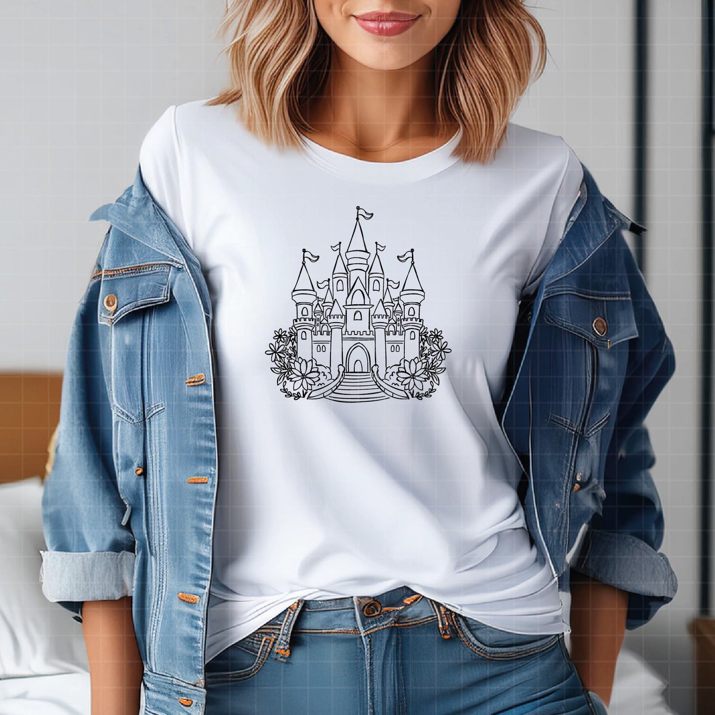 COD2399 - Disney Castle Magic Kingdom pack bundle, Disneyland clipart Svg, Png, Eps, Dxf, Jpeg, vector.