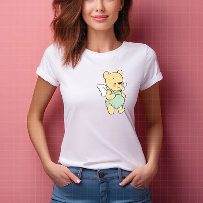 COD2456 - Baby Winnie the Pooh angels pack bundle, Disney clipart Svg, Png, Eps, Dxf, Jpeg, vector.